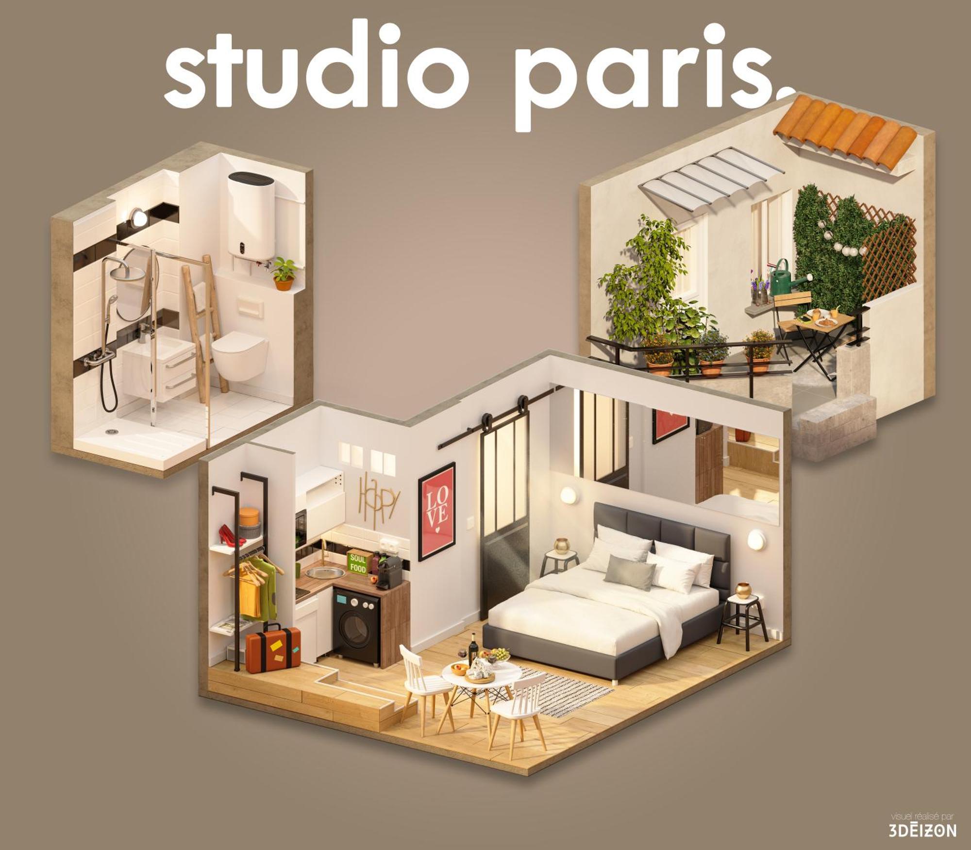 Studio Terrasse Privee 5 Min To Eiffel Tower 巴黎 外观 照片